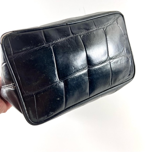 Dooney & Bourke Leather Shoulder Bag Black - Picture 5 of 13